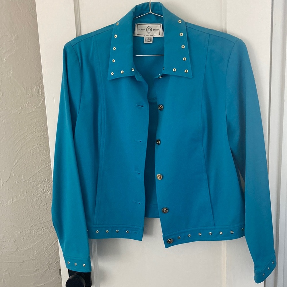 St. John sport blue western jacket
